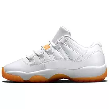 Детские кроссовки Air Jordan 11 Retro Low GG Citrus Белый белый бело-цитрусовый 580521-139
