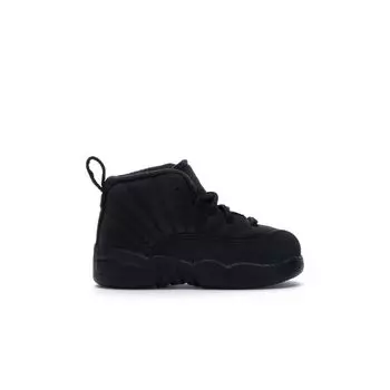 Детские кроссовки Air Jordan 12 Retro Winterized TD Triple Black Black-Anthracite BQ6853-001