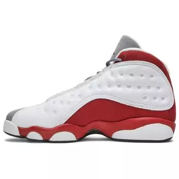 Детские кроссовки Air Jordan 13 Retro GS Grey Toe 2014 Белый Черный True-Red 414574-126