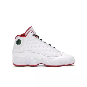 Детские кроссовки Air Jordan 13 Retro GS History of Flight Белый металлик-серебристый университетский красный 414574-103