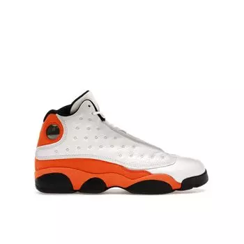 Детские кроссовки Air Jordan 13 Retro GS Starfish Оранжевый Белый Черный DJ3003-108 36
