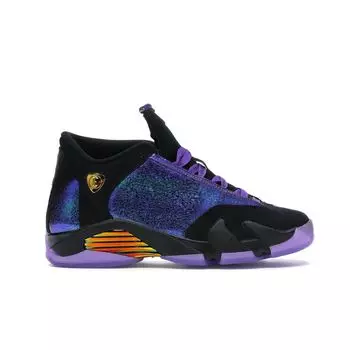 Детские кроссовки Air Jordan 14 Retro GS Doernbecher 2019 Black Court-Purple Multi-Color CV2470-001