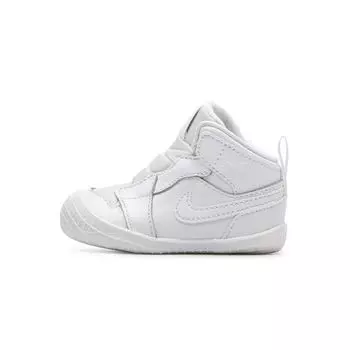 Детские кроссовки Air Jordan 1 Bootie CB Pure Platinum белые AT3745-100 US 3C