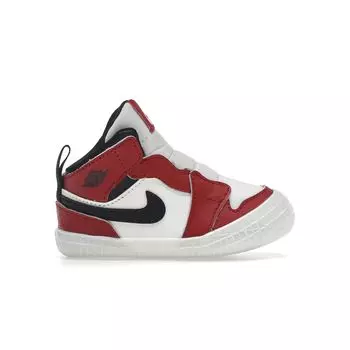 Детские кроссовки Air Jordan 1 Crib Bootie Chicago Lost & Found Red Varsity-Red Black AT3745-612 19.5