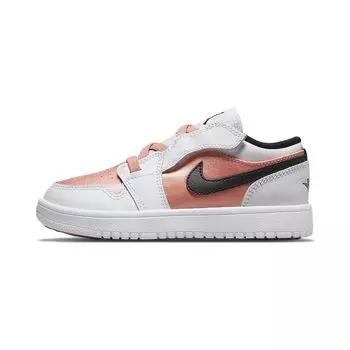 Детские кроссовки Air Jordan 1 Low ALT PS Light Madder Root Розовый Черный Белый DM8966-801 29.5