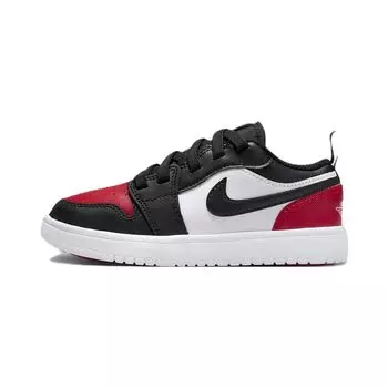 Детские кроссовки Air Jordan 1 Low ALT PS Bred Toe 2.0 Белый Varsity-Красный Черный DR9748-161 33.5