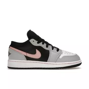 Детские кроссовки Air Jordan 1 Low GS Grey Fog Bleached Coral Black White 553560-062 40