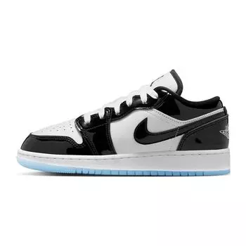 Детские кроссовки Air Jordan 1 Low SE GS Concord Белый Черный DV1333-100 38.5