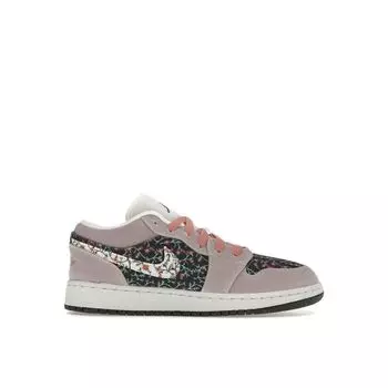 Детские кроссовки Air Jordan 1 Low SE GS Floral Фиолетовый платиново-фиолетовый антрацит FJ3445-001 39