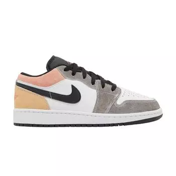 Детские кроссовки Air Jordan 1 Low SE GS Flight Club Белый Черный Magic-Ember DX4374-008 39