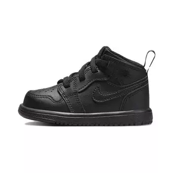 Детские кроссовки Air Jordan 1 Mid ALT TD Triple Black DR9744-093 25
