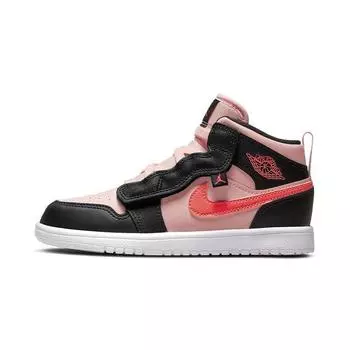 Детские кроссовки Air Jordan 1 Mid ALT PS Black Pink Crimson Atmography Infrared-23 AR6351-604 28