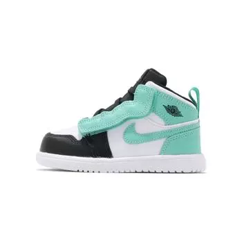 Детские кроссовки Air Jordan 1 Mid ALT TD Tropical Twist Зеленый Белый Черный AR6352-132 23.5