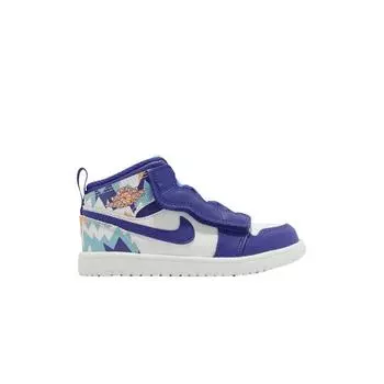 Детские кроссовки Air Jordan 1 Mid ALT TD Geometric Pint Blue White Concord AT4613-105