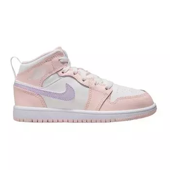 Детские кроссовки Air Jordan 1 Mid PS Pink Wash White Violet-Frost FD8781-601 28