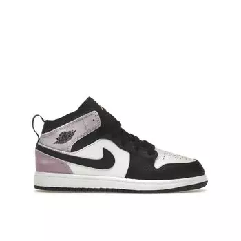 Детские кроссовки Air Jordan 1 Mid SE PS Zen Master White Black Amethyst-Wave DM6215-001 34