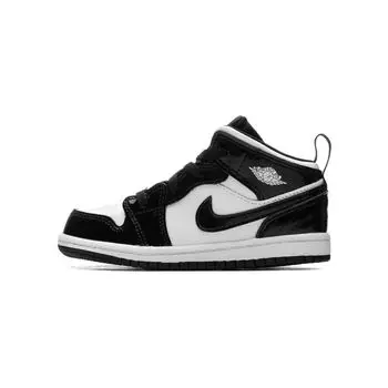 Детские кроссовки Air Jordan 1 Mid SE TD All Star 2021 Black White DD2193-001 27