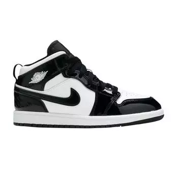 Детские кроссовки Air Jordan 1 Mid SE PS All Star 2021 Black White DD2194-001 35
