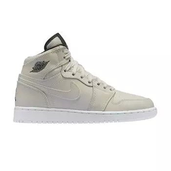 Детские кроссовки Air Jordan 1 Retro High Premium GG Phantom Grey Metallic-Pewter-Dark-Storm 705296-022