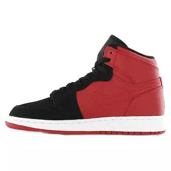 Детские кроссовки Air Jordan 1 Retro High BG Red Black Gym-Red White-Black 705300-605