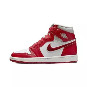 Детские кроссовки Air Jordan 1 Retro High OG PS Newstalgia Chenille Red Light-Iron-Ore Varsity-Red CU0449-061 33.5