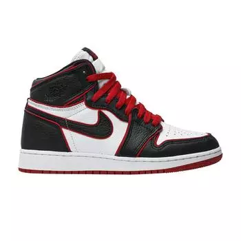 Детские кроссовки Air Jordan 1 Retro High OG BG Bloodline Black Gym-Red White 575441-062