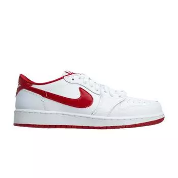 Детские кроссовки Air Jordan 1 Retro Low BG White Varsity Red Varsity-Red-White 709999-101
