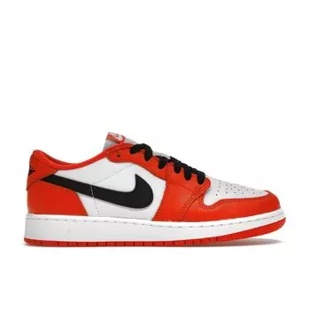 Детские кроссовки Air Jordan 1 Retro Low OG GS Starfish Оранжевый Белый Черный CZ0858-801 39
