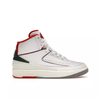 Детские кроссовки Air Jordan 2 Retro GS Origins White Fire-Red Fir DQ8562-101 39