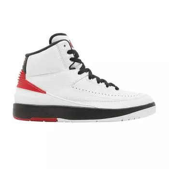 Детские кроссовки Air Jordan 2 Retro GS Chicago 2022 Белый Черный Varsity-Red DX2591-106 37.5