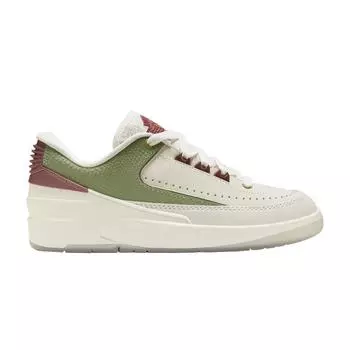 Детские кроссовки Air Jordan 2 Retro Low GS Year of the Dragon Кремовый Парус Кедр FJ6871-100 37.5