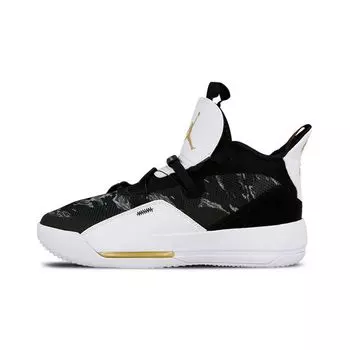 Детские кроссовки Air Jordan 33 GS Tiger Camo черный металлик-золото-белый AQ9244-016