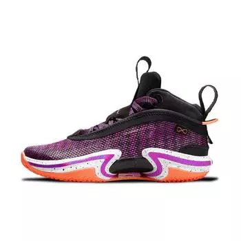 Детские кроссовки Air Jordan 36 GS First Light Фиолетовый Черный Белый DA9054-004 38