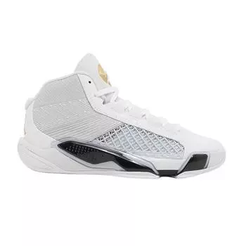 Детские кроссовки Air Jordan 38 GS FIBA Белый металлик-золото Чистая платина FN8277-100 36