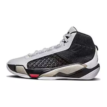 Детские кроссовки Air Jordan 38 GS Fundamental Белый Черный Сирена-Красный DZ3499-106 36