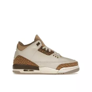 Детские кроссовки Air Jordan 3 Retro GS Palomino кремовый светло-коричневый металлик-золотой DM0967-102 36
