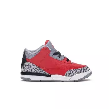 Детские кроссовки Air Jordan 3 Retro SE TD Unite Red Fire-Red CQ0489-600