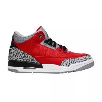 Детские кроссовки Air Jordan 3 Retro SE GS Unite Red Fire-Red CQ0488-600