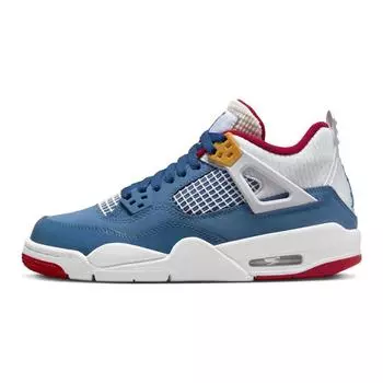 Детские кроссовки Air Jordan 4 Retro GS Messy Room Синий Французско-Синий Белый DR6952-400 36