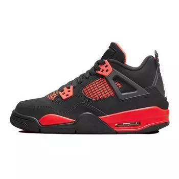 Детские кроссовки Air Jordan 4 Retro GS Red Thunder Black Multi-Color Crimson 408452-016 36.5