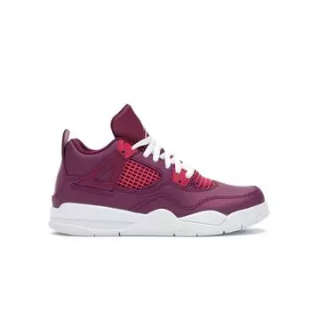 Детские кроссовки Air Jordan 4 Retro PS For The Love Of The Game Purple True-Berry Rush-Pink BQ7671-661