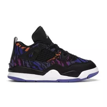 Детские кроссовки Air Jordan 4 Retro SE GT Rush Violet Black White Racer-Blue BQ9041-005