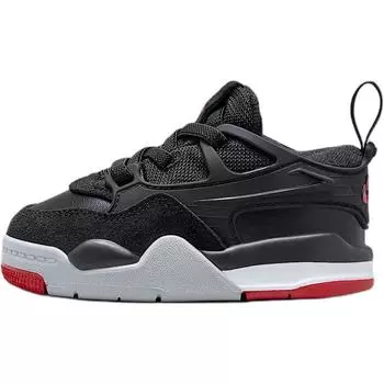 Детские кроссовки Air Jordan 4 RM TD Bred Черный Красный Белый FQ7937-061 23.5