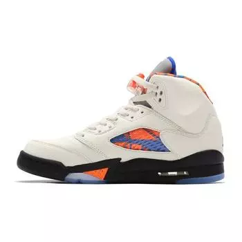 Детские кроссовки Air Jordan 5 Retro GS International Flight Кремовый Парус Orange-Pel-Black-Hyper-Royal 440888-148