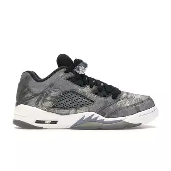 Детские кроссовки Air Jordan 5 Retro Low Premium Low GG All Star Серый Холодный-Серый Волк-Серый-Белый-Черный 819951-003