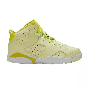 Детские кроссовки Air Jordan 6 Retro GP Citron Tint Yellow Dynamic-Yellow Black 543389-800