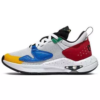 Детские кроссовки Air Jordan Air Cadence GS Olympics Rings, разноцветные, белые, черные CQ9233-101 36