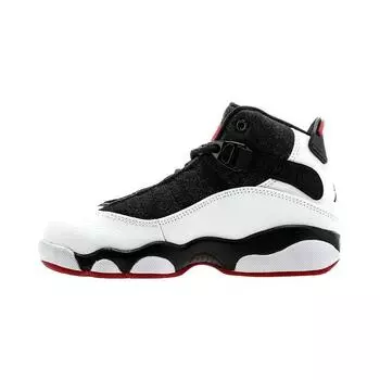 Детские кроссовки Air Jordan Jordan 6 Rings PS Gym Red Black White-Gym-Red 323432-012