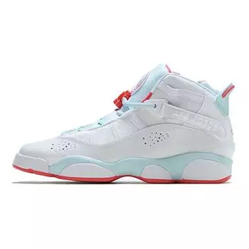 Детские кроссовки Air Jordan Jordan 6 Rings GS Topaz Mist White Ember-Glow-Tapaz-Mist 323399-104