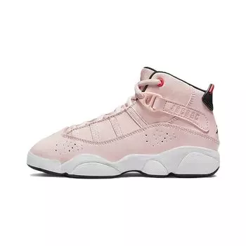Детские кроссовки Air Jordan Jordan 6 Rings PS Atmescent Розовый Черный Белый 323432-602 33.5